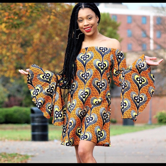 cute african print dresses